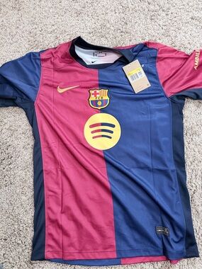 Nike FC Barcelona Youth Jersey - Navy Blue & Maroon
